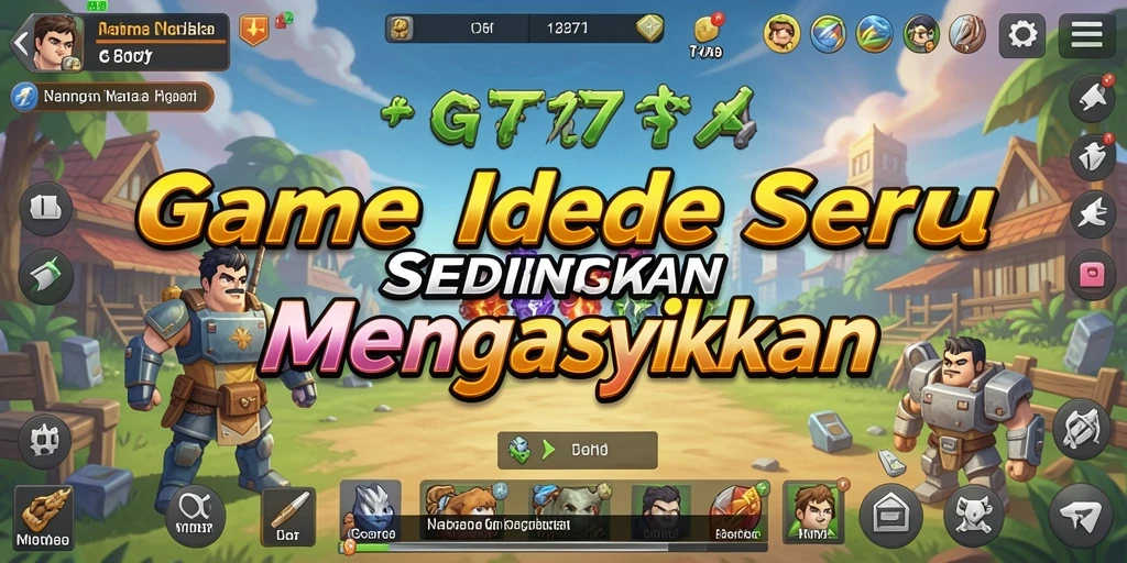 Tampilan gameplay GT777 menampilkan interaksi karakter dalam mode Idle.