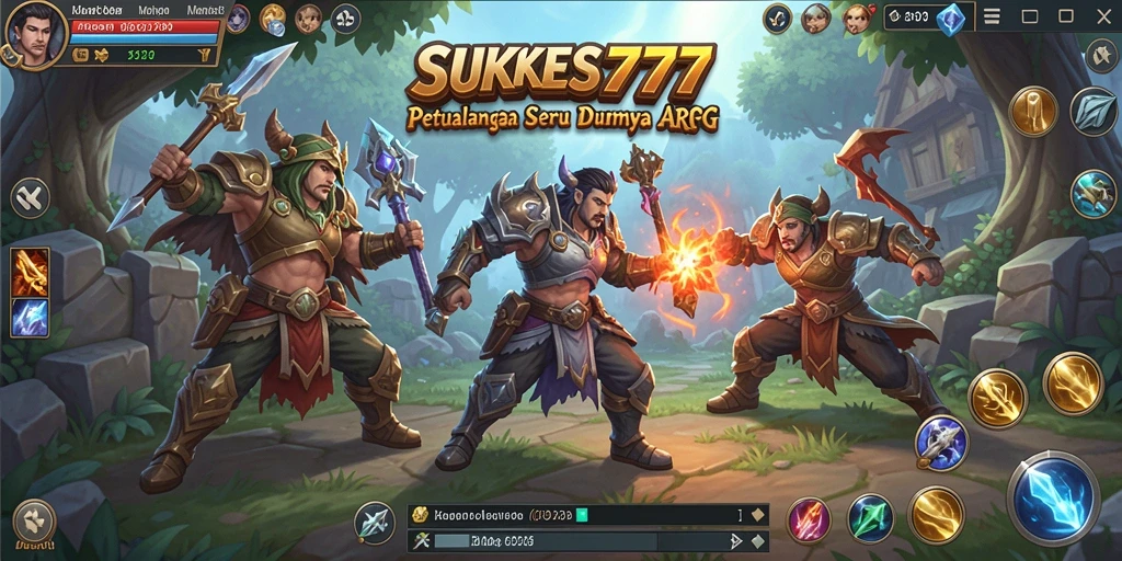 Tampilan gameplay epik dari SUKSES777 dalam dunia ARPG.